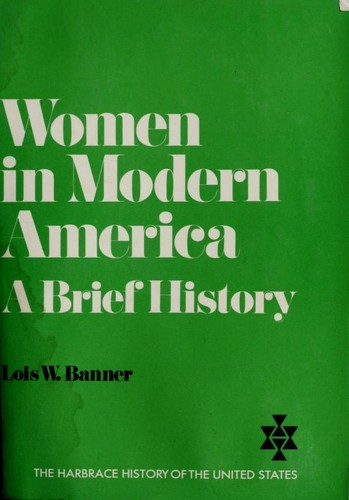 Cover for Women in modern America