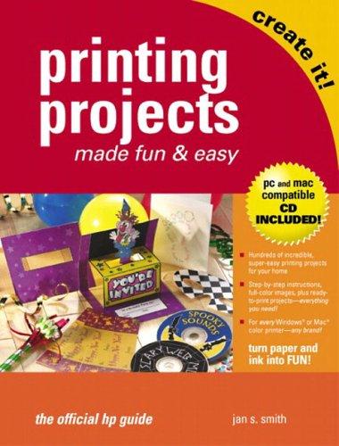 Cover for Printing projects made fun & easy