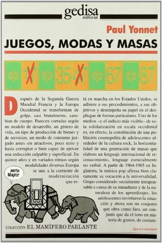 Cover for Juegos, modas y masas