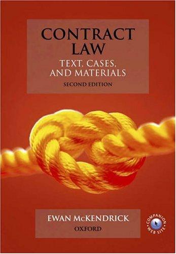 Cover for Contract Law