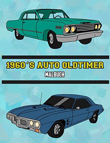 Cover for 1960's Auto Oldtimer Malbuch