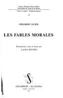 Cover for Les fables  morales