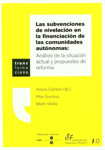 Cover for Subvenciones de nivelación