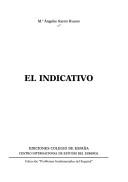 Cover for El indicativo