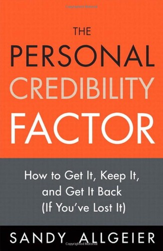 Cover for The personal credibility factor
