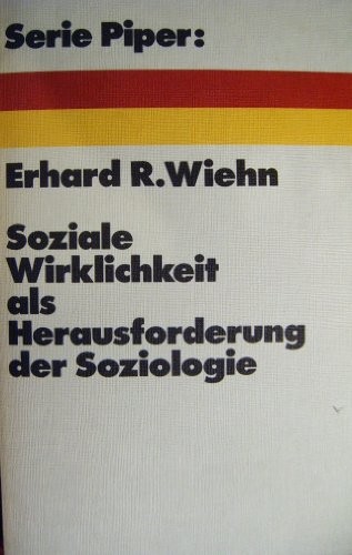 Cover for Soziale Wirklichkeit als Herausforderung der Soziologie