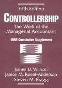 Cover for Controllership, the work of the managerial accountant