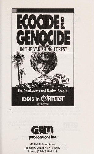 Cover for Ecocide and genocide in the vanishing forest