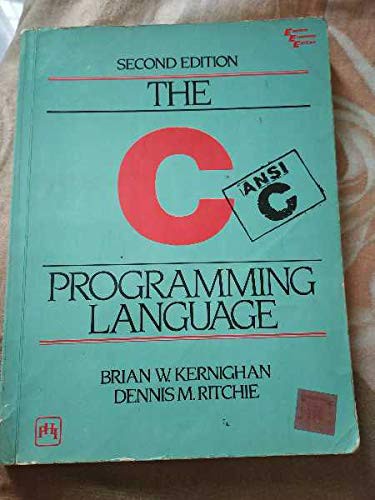 Cover for C Programming Language & C