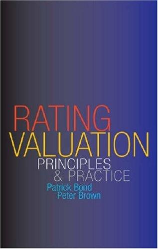 Cover for Rating Valuation Principles & Practice
