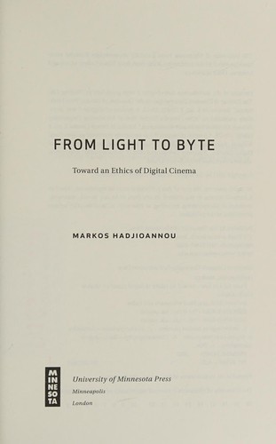 Cover for From light to byte