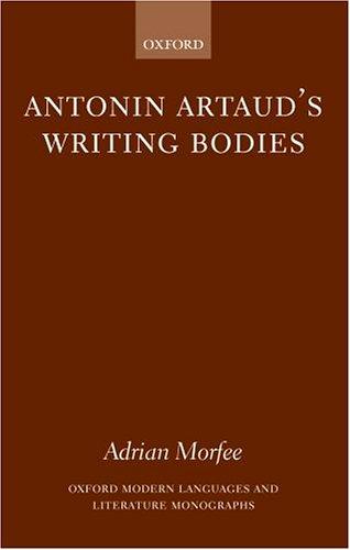 Cover for Antonin Artaud's writing bodies
