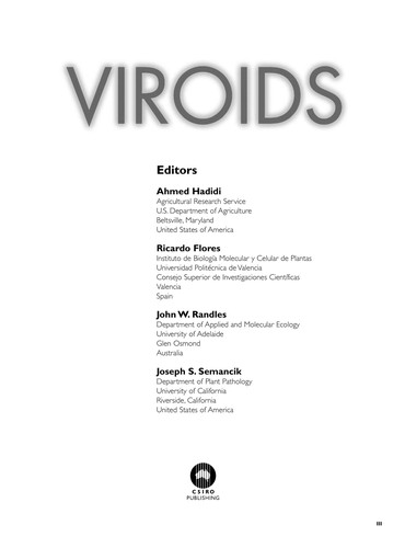 Cover for Viroids