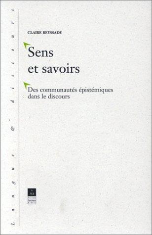 Cover for Sens et savoirs