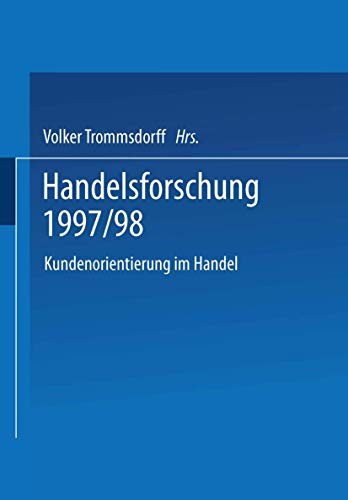 Cover for Handelsforschung 1997/98