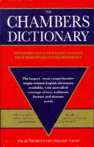 Cover for The Chambers dictionary