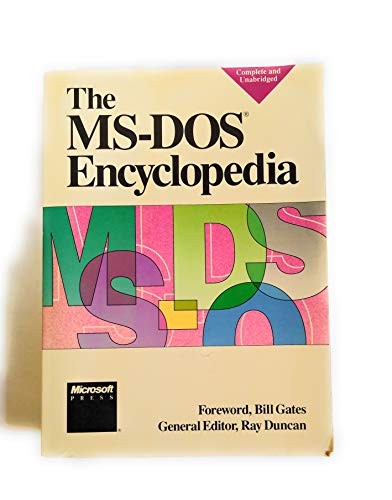 Cover for The MS-DOS encyclopedia