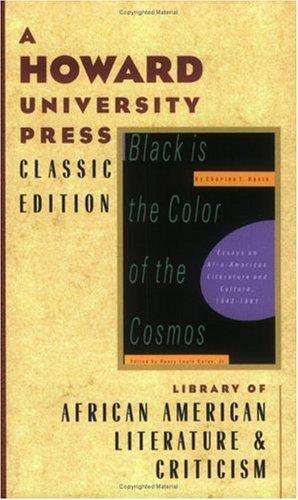 Cover for Black is the color of the cosmos