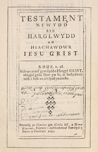 Cover for The pedigree of William Griffith, John Griffith and Griffith Griffiths (sons of Griffith John, of the parish of Llanddewi Brefi, in the county of Cardigan, South Wales, Great Britain) who removed to the county of Chester, Pennsylvania, in the early part of the XVIIIth century