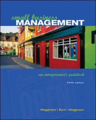 Cover for Small Business Management