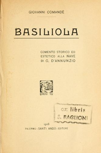 Cover for Basiliola