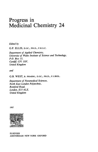 Cover for Progress in medicinal chemistry