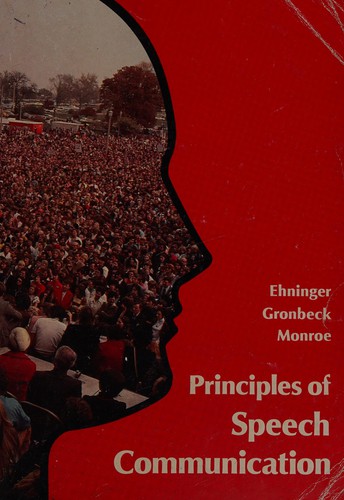 Cover for Principles of speech communication