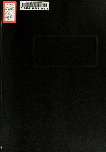 Cover for City of Boston trust funds