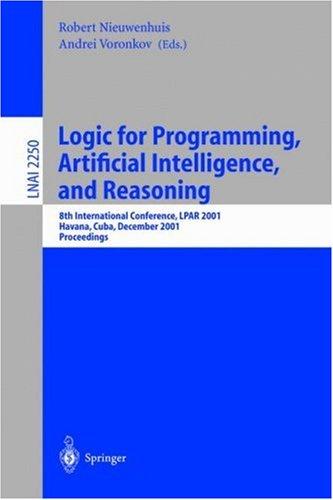 Cover for Logic for Programming, Artificial Intelligence, and Reasoning
