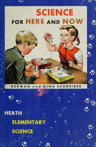 Cover for Science for here and now