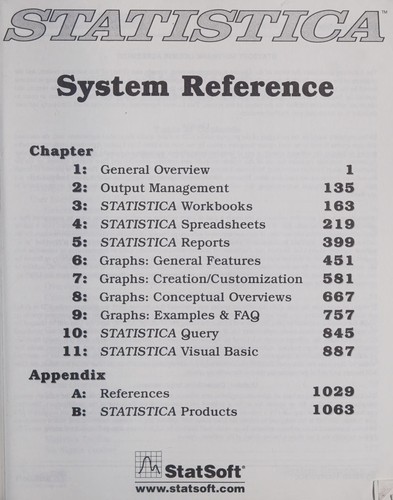 Cover for Statistica