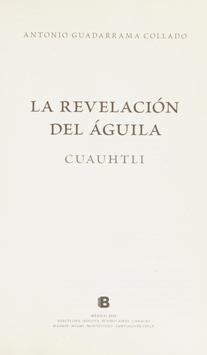 Cover for La revelación del águila