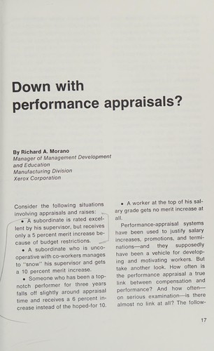 Cover for Making Performance Appraisals Work for You