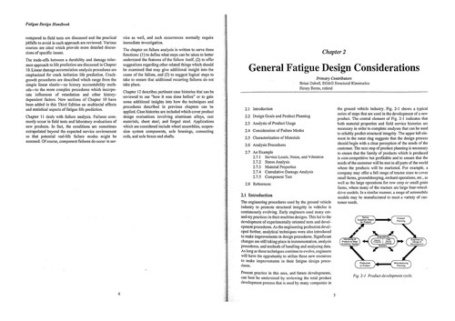 Cover for Sae Fatigue Design Handbook (Ae-22) (Ae (Series))
