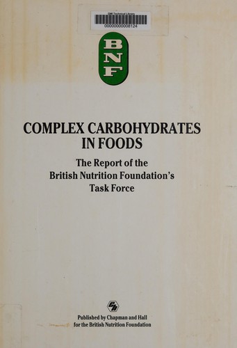 Cover for Complex Carbohydrates in Food