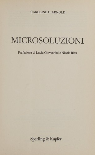 Cover for Microsoluzioni