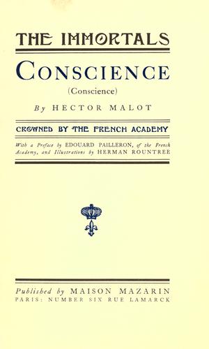 Cover for Conscience (Conscience)