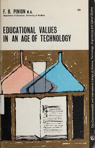 Cover for Educational values in an age of technology