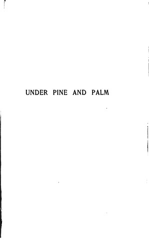 Cover for Under Pine and Palm
