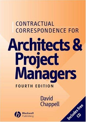 Cover for Contractual correspondence for architects and project managers