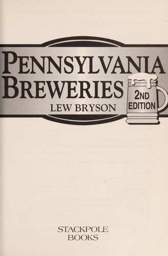 Cover for Pennsylvania breweries