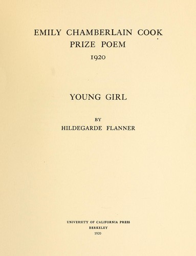 Cover for Young girl