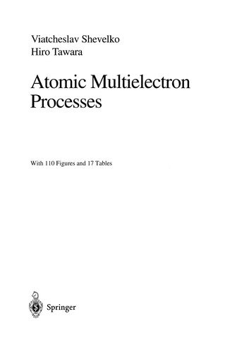 Cover for Atomic Multielectron Processes