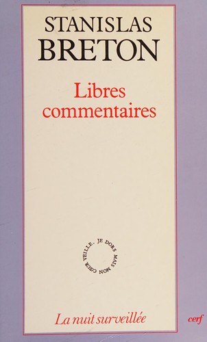 Cover for Libres commentaires