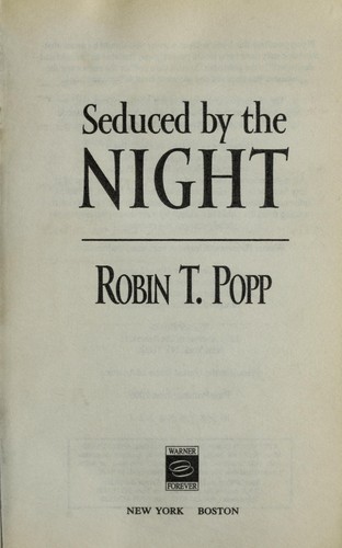 Cover for Seduced by the night