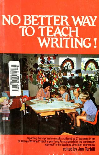 Cover for No Better Way to Teach Writing!