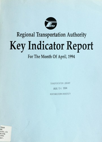 Cover for Key indicator report