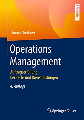 Cover for Operations Management
