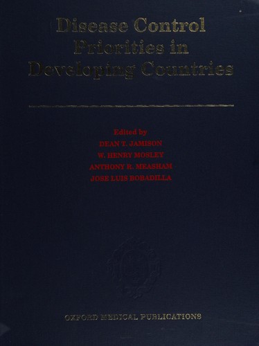 Cover for Disease control priorities in developing countries