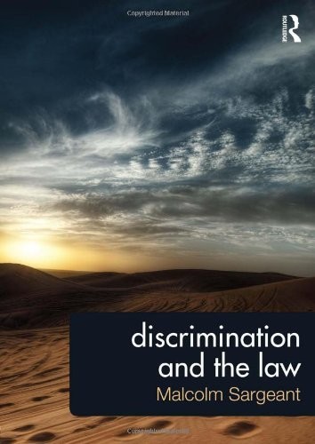 Cover for Discrimination and the Law